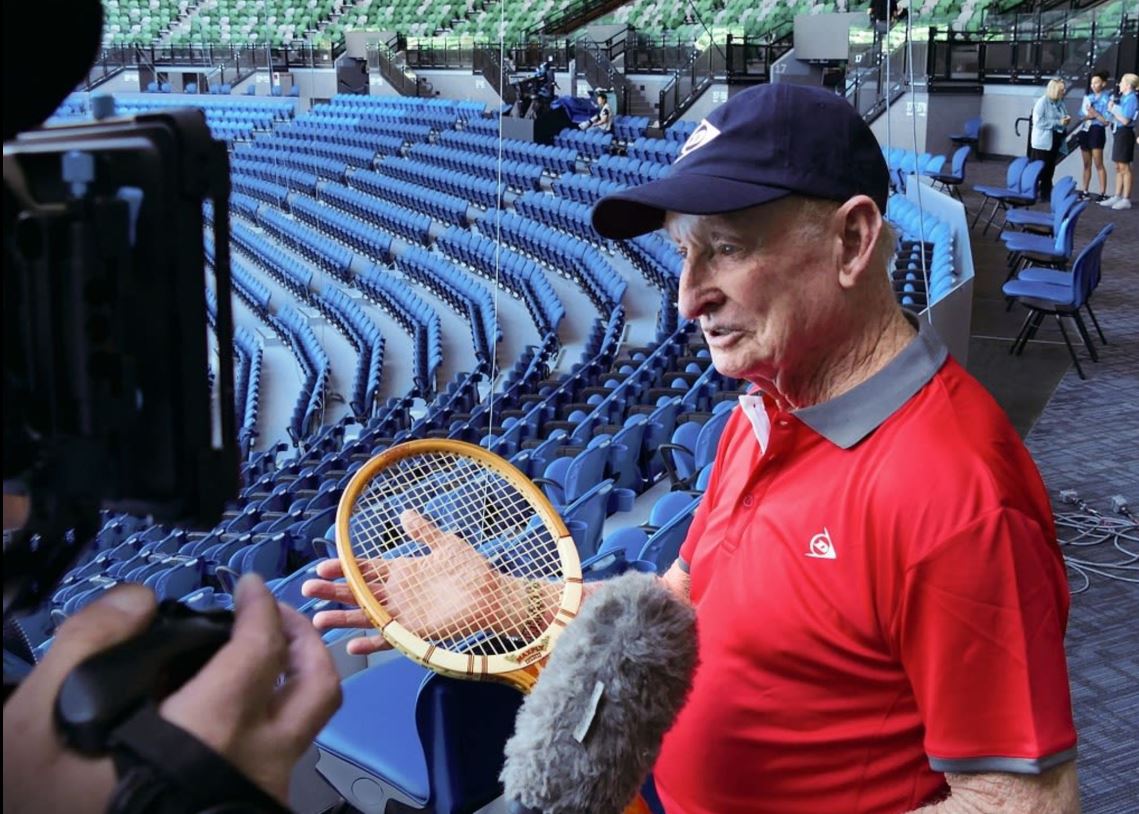 Rod Laver 1969 Dunlop Wooden Racket